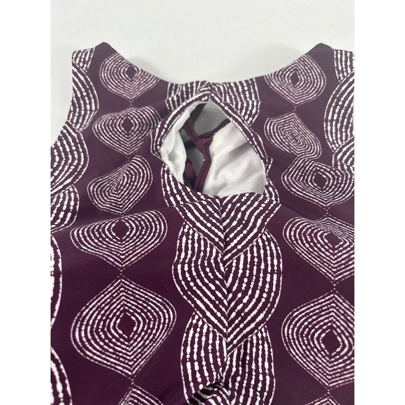 Raisin Curves Bikini Top/Sports Bra Marroon‎ White Cups No Wire Size 22w - Picture 3 of 9